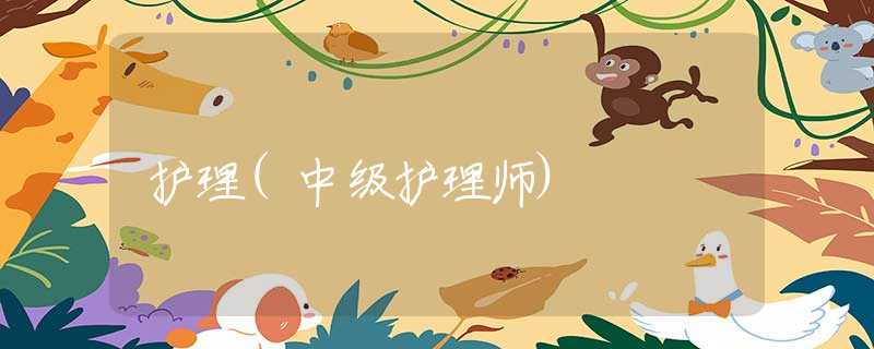 護(hù)理(中級(jí)護(hù)理師)